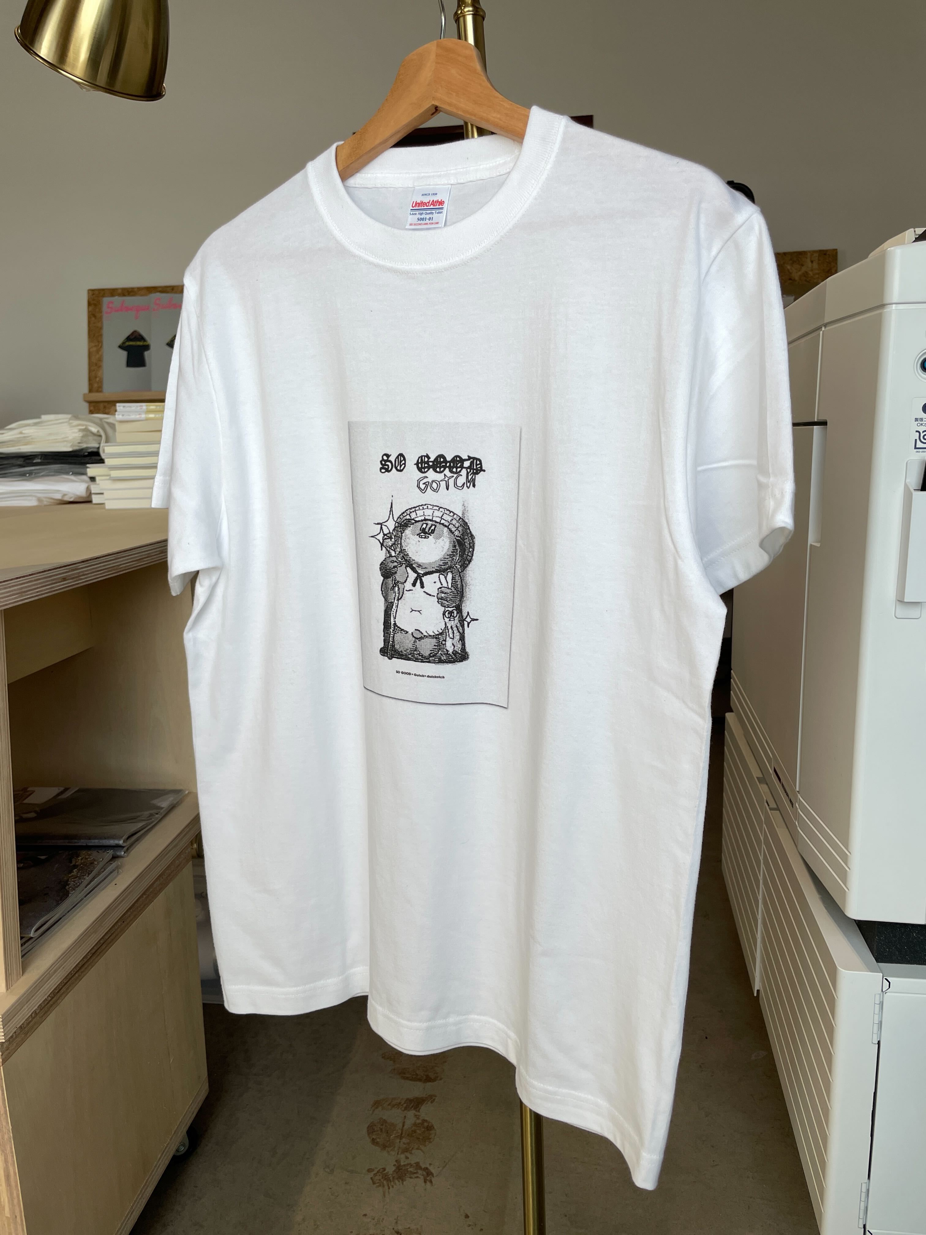 Gotch × SO GOOD × daisketch コラボTシャツ（前面イラスト ver