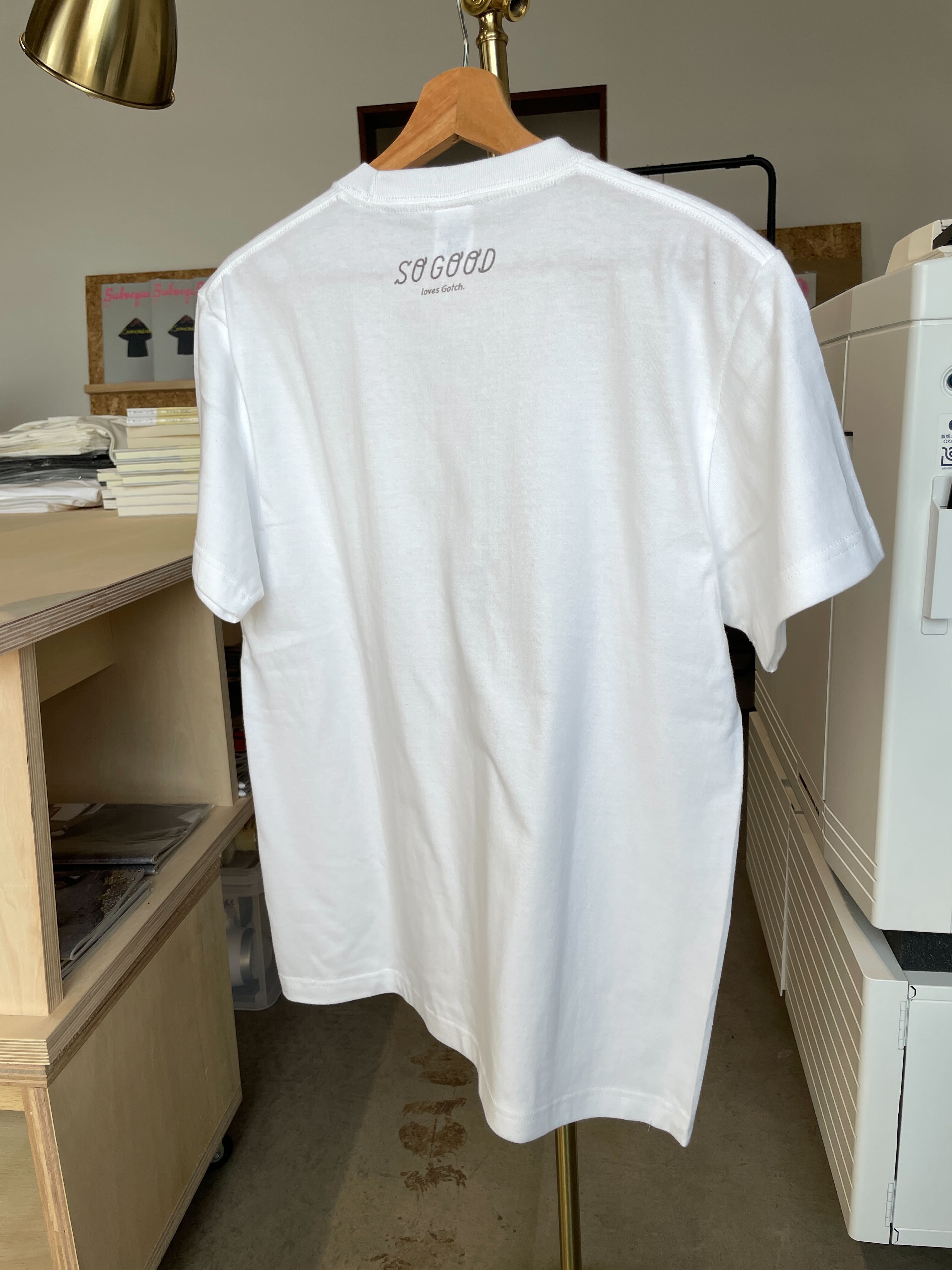 Gotch × SO GOOD × daisketch コラボTシャツ（前面イラスト ver