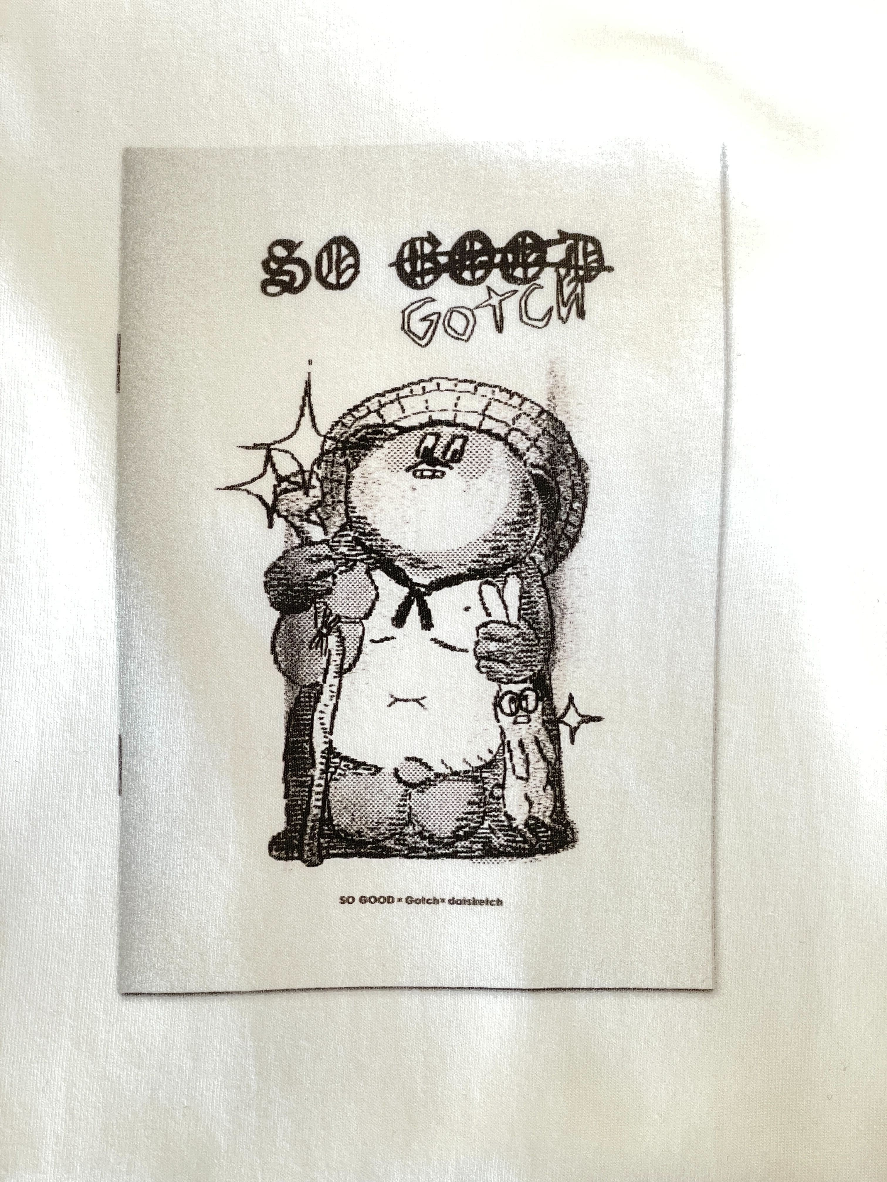 Gotch × SO GOOD × daisketch コラボTシャツ（前面イラスト ver