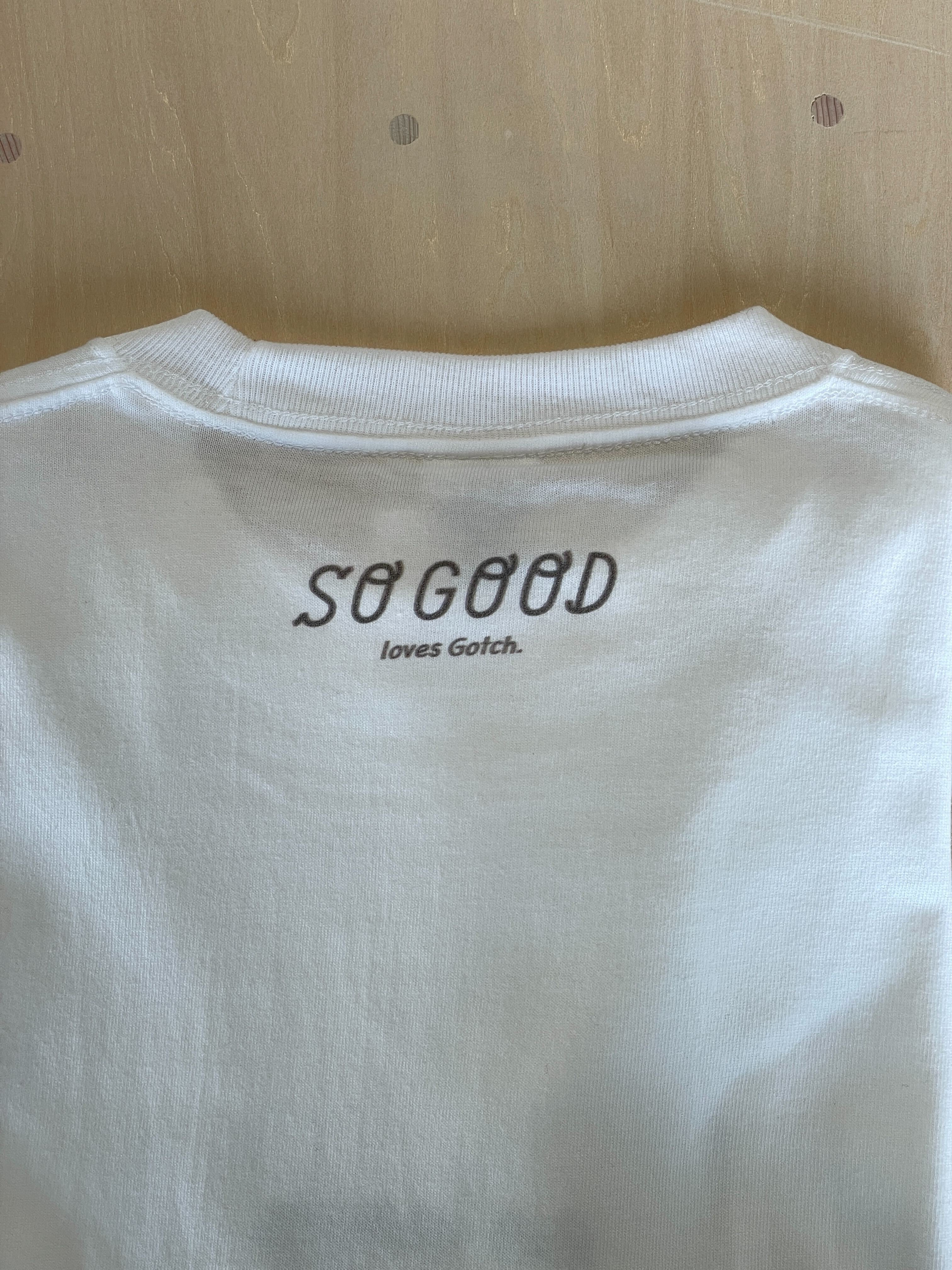 Gotch × SO GOOD × daisketch コラボTシャツ（前面イラスト ver